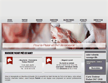 Tablet Screenshot of boucherie-pachot.com